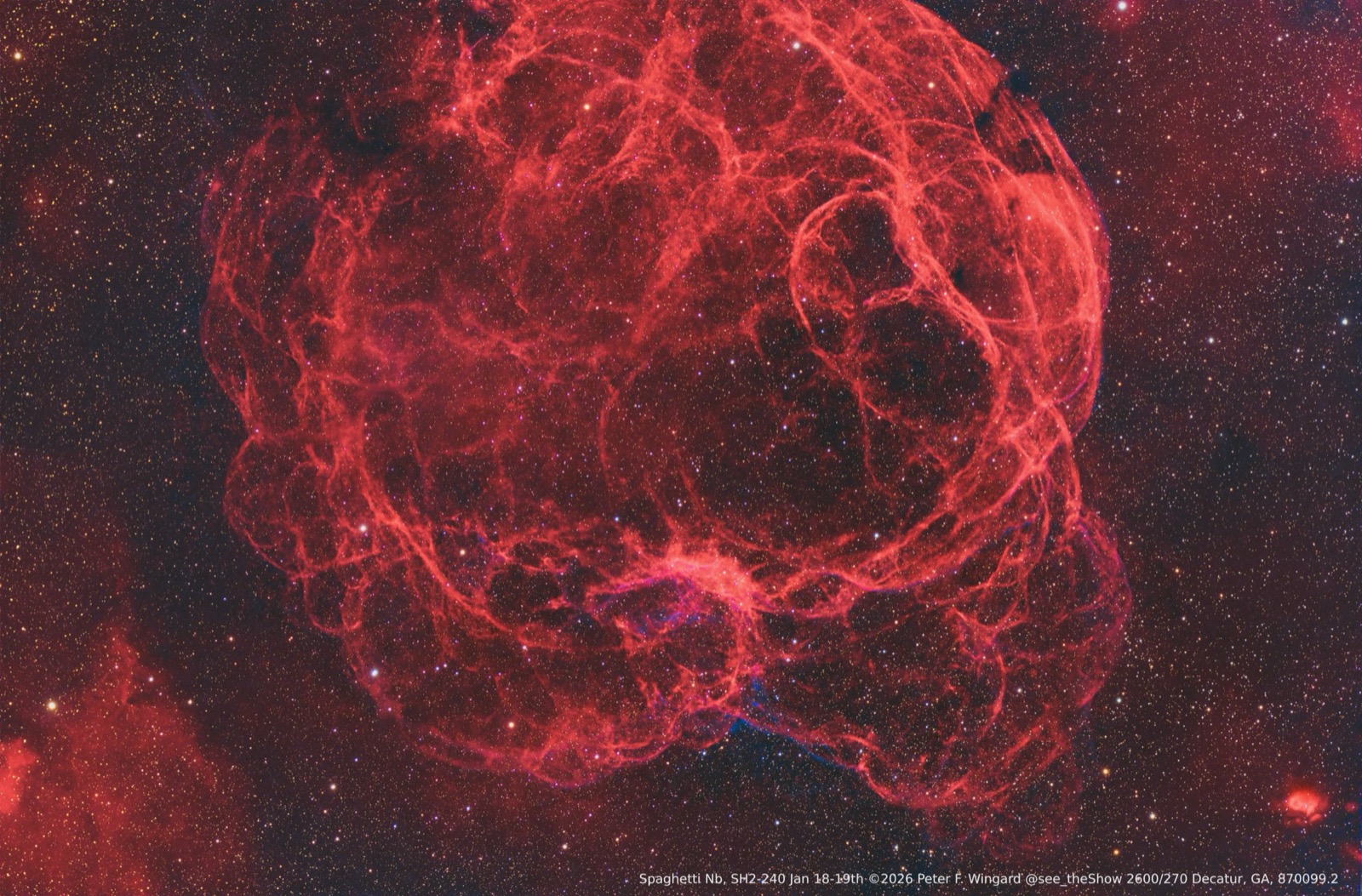 Spaghetti Nebula (SH2-240)